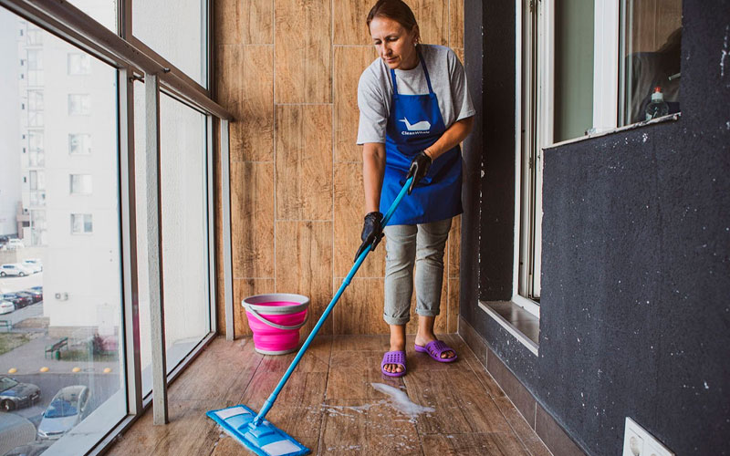 Balcony Cleaning